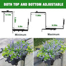 Planter Box Brackets, Adjustable Window Boxes Planters Brackets with Butterfly, Hanging Flower Box Stand Hooks for Deck Railing Pergola Balcony Garden - 4 Pack by GreenHaven Gardens