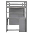 Loft Bed With Drawers, Desk, And Wardrobe by HouseOfZazla