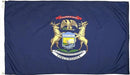 FlagSource Michigan Nylon State Flag, Made in USA, 6x10' by GreenHaven Gardens