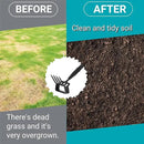 Upgraded Hula Hoe and Garden Hoe, Stirrup Hoe with Adjustable Handle for Weeding Digger loosening Soil Metal Garden Cultivator Hula Hoe with Rake Tiller Cultivator (30-62 Inch) by GreenHaven Gardens