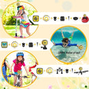 PROGRACE Kids Waterproof Camera - 3 4 5 6 7 8 9 10 Year Old Girl Birthday 1080P HD Underwater Video Camera for Kids Pool Toys Toddler Digital Cameras with 32GB Card Yellow by TinyTreasures Baby Boutique