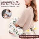 Momcozy Pioneering Safety Fence Nursing Pillow for Breastfeeding- Wider Feeding Pillows for More Support for Mom & Baby- Easier Nursing & Hand Free- Fit for All, Removable Cotton Cover by TinyTreasures Baby Boutique