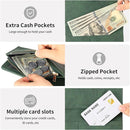 Passport Holder for Travel Rfid Passport Wallet for Women Men with Zipper Pocket Pen Sim Card Holders Slim Travel Accessories by TinyTreasures Baby Boutique