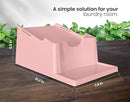 TidyFriend Laundry Detergent Holder Stand Organizer with Drip Tray, 3 Pack Laundry Soap Holder with Non-Slip Rubber Feet for Washing Space Organization, Angled Downward Slope for Easy Pouring (Rose) by CozyNest Decor