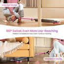 Schenley Steam Mop Cleaner Powerful - 15s Fast Heat-Up, Chemical-Free for Hardwood/Tile/Laminate & Floors/Walls, Washable Pads, 3 Modes for Carpet, Lightweight, Self-Standing, Sleek Design by CozyNest Decor