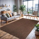 CAMILSON Easy Jute Rug 6x9, Indoor Outdoor Brown Color Fiber Area Rugs for Living Room Patio and Kitchen Rug, Solid Boho Woven Design, Easy-Cleaning, Washable Outside Carpet Alfombras (6 x 9) by CozyNest Decor