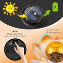 Huaxu Solar Lights Outdoor Garden Decorative Art Metal Lotus Cracked Glass Ball Waterproof Decorations for Pathway Lawn Patio Yard Ground Tabletop Gifts by GreenHaven Gardens