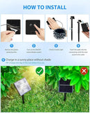 Brightown 2 Pack Solar String Lights for Outside, Each 46Ft 120 LED Solar String Lights Outdoor with 8 Modes, IP65 Waterproof Solar Lights for Patio Yard Wedding Garden Party Decorations, Cool White by GreenHaven Gardens