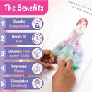 Sticker Dress Up Fashion Runway - Sticker Activity Book for Kids. Learn Girls Fashion Design with Stickers and Guides for Kids 5 and up. Little Designer Creativity Book by TinyTreasures Baby Boutique