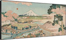 SIGNWIN 24"x46" Extra Large Framed Wall Art Japanese Ukiyo-e Landscape, Timeless Mt. Fuji Scene for Zen-Inspired or Asian-Style Interiors for Home Living Room Bedroom Decor (Frame Assembly Required) by CozyNest Decor