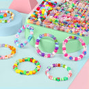 Gionlion 1200 Pcs Polymer Clay Beads Bracelet Making Kit, 25 Style Animal Fruit Flower Butterfly Bunny Pony Letter Beads Charms for Jewelry Making, DIY Art and Crafts Toys Gifts for 4+ Year Old Kids by TinyTreasures Baby Boutique