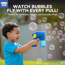 Toy Life 3 Pack Bubble Guns for Kids, Automatic Bubble Blower, Leakproof & Lightweight, Outdoor Summer Toy, Easter Basket Stuffer, Party Favor, Birthday Gift for Toddlers Boys Girls by TinyTreasures Baby Boutique