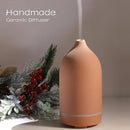 Essential Oils for Diffusers for Home,Ceramic Diffuser for Essential Oils,Handmade Aroma Diffuser 100ML (Pottery Red) by TinyTreasures Baby Boutique
