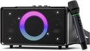 GFEEN Portable Bluetooth Speaker: 200W Peak, 15H Playtime, Wireless Speakers with Microphone, 5″ Subwoofer, Loud Sound, Light Show, Fast Charging for Outdoor, Party, Backyard(Silver with 1Mic) by TinyTreasures Baby Boutique