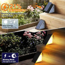 Solar Step Lights for Outside, Waterproof IP67, Outdoor 12 Pack, Solar LED Step Lights for Stair, Deck, Patio, Garden by GreenHaven Gardens