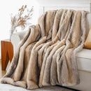 BATTILO HOME Luxury Mink Faux Fur Throw Blanket, Large Soft Cozy Warm Fur Blanket for Bed, Sofa, Couch, Chair, Thick Fur Throw and Blankets for Home Decor, 60"x80" by CozyNest Decor