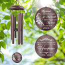 ASTARIN 36" Large Deep Tone Personalized Sympathy Wind Chimes, Memorial Wind Chime for Loss of Mother Father Loved One, Bereavement Gifts Decor Outdoor Patio Garden Graveyard by CozyNest Decor