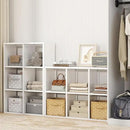 4 Cube Book Shelf - High-Strength Steel Cube Storage Organizer with Open Display Shelves for Living Room by CozyNest Decor