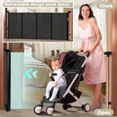 150" Extra Wide Retractable Baby Gates Dog Gate for Large Opening, 41" Extra Tall Mesh Pet Gate, Long Child Safety Gates with Fiberglass Rods for Stairways, Doorways, Hallways - Indoor/Outdoor Use by TinyTreasures Baby Boutique