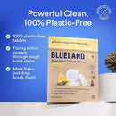 BLUELAND Toilet Bowl Cleaner Tablets, 2-Pack, 28 Count, Lemon Cedar, Plastic-Free, No Harsh Chemicals, Plant-Based by CozyNest Decor