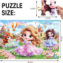 Jumbo Floor Puzzle for Kids,48 Piece Princess Large Jigsaw Puzzles,Puzzle for Toddler Ages 3-5,Preschool Educational Intellectual Development Toy Gift for Boys & Girls Ages 4-8 by TinyTreasures Baby Boutique