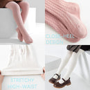 Girls Tights Seamless Toddler Stockings Tights Soft Cotton Cable Knit Baby Girl Tights Leggings 4-12 Years by TinyTreasures Baby Boutique