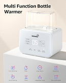 Baby Bottle Warmer, Grownsy 8-in-1 Fast Milk Warmer with Timer Breastmilk or Formula, Fits 2 Bottles, Accurate Temperature Control, with Defrost, Sterili-zing, Keep, Heat Baby Food Jars Function by TinyTreasures Baby Boutique