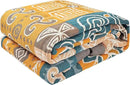 Boho Throw Blanket for Bed - 100% Pure Cotton Ultra Soft Rustic Quilt - Farmhouse Decor Bed Blankets, All Season Rustic Throw for Sofa Couch Chair(91''x 98'', Art Squares) by CozyNest Decor