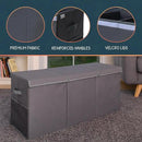 Extra Large Toy Storage Organizer with Lid - Sturdy, Collapsible Toy Chest Storage Box Design - Toys Bin with Dividers for Kids, Nursery, Bedroom, Playroom 37"x16"x14" by CozyNest Decor