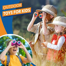 3-8 Year Old Boy Girl Toys: LET'S GO! Shockproof Binoculars for Kids Bird Watching 3 4 5 6 7 Year Old Boys Girls Outdoor Travel Toy for Kid Ages 4-7 Toddler Toy Binoculars by TinyTreasures Baby Boutique