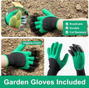 Garden Tool Set for Women, 12pcs Heavy Duty Gardening Tools, Cute Gardening Supplies Gifts for Women Mom, Garden Hand Tools with Fashion Organizer Handbag, Garden Tools for Gardening, Planting, Green by GreenHaven Gardens