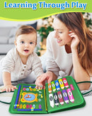 Exorany Busy Board Montessori Toys for Toddler Boy & Girl Birthday Gifts, Busy Book Learning Sensory Toys for Toddlers, Toddler Travel Toy Educational Activities Learn Fine Motor Skills by TinyTreasures Baby Boutique