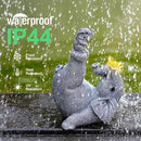 Solar Elephant Statues for Garden Decor - Elephant Handstand Mother&Son Solar Statue with Solar Butterfly,Best Birthday Gifts for Mom,Women by GreenHaven Gardens