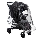 Graco Universal Baby Stroller Plastic Rain Cover & Weather Shield, Lightweight Waterproof Weathershield, Clear Vinyl Infant Car Seat Carriage Umbrella, Winter Snow Wind Protection Travel Accessories by TinyTreasures Baby Boutique