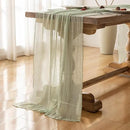 3pcs Cheesecloth Table Runner Sage Green Gauze 120 Inch 10 FT Rustic Boho Cheese Cloth Runner for Wedding Baby Shower Bridal Shower Party Long Sheer Centerpiece Home Decoration by CozyNest Decor