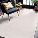 CAMILSON Easy Jute Rug 5x7, Indoor Outdoor Off-White Farmhouse Area Rugs for Living Room Patio and Kitchen Rug, Solid Woven Design, Easy-Cleaning, Washable Outside Carpet Alfombras (5 x 7) by CozyNest Decor