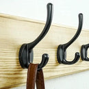 Dseap Coat Rack Wall: Patented, Heavy-Duty, 5-Double-Hooks Wooden Wall Mounted Coat Rack Coat Hanger Hook Rail for Winter Coats Hat Jacket Clothing, Light Brown by CozyNest Decor