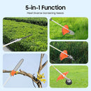 2025 New 52CC 2-Stroke Gas Weed Wacker, 5-in-1 Multi-Functional Lawn Mower Garden Hedge Trimmer String Trimmer Pole Chainsaw with Extension Pole, Weed Eater for Grass and Bush by GreenHaven Gardens