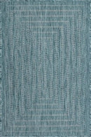 Adiva Rugs Outdoor Indoor Area Rug, Weather Resistant, Easy to Clean, Stain Resistant Floor Mat for Dining Room, Backyard, Deck, Patio (Aqua Weiss, 2' x 3') by CozyNest Decor