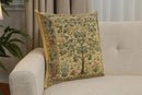 Charlotte Home Furnishings Throw Pillow Covers, Decorative Boho Pillow Covers for Couch, Light Tree of Life Square Cushion Cases 18x18 in, European Cotton Jacquard Woven for Cozy Bedroom Decor by CozyNest Decor
