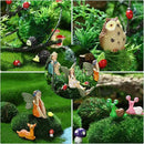 120 Pieces Garden Kit Accessories Garden Animals Miniatures Fairies Miniature Figurines Micro Landscape Ornaments DIY Kit for Outdoor Yard Lawn by GreenHaven Gardens