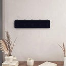 HBCY Creations Black Rustic Coat Rack Wall Mount with 5 Hooks, Solid Pine Wood 24 inch Wall Hooks for Entryway, Mudroom, Hallway, Bathroom - Vintage Farmhouse Style Wall Mounted Towel Rack by CozyNest Decor