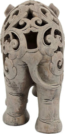 Design Toscano Anjan the Elephant Jali Sculpture by CozyNest Decor