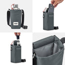 BLACK + BLUM Insulated Bottle Bag - Made with Recycled PET and BPA Free - Bottle Bag for On The Go, Slate by TinyTreasures Baby Boutique