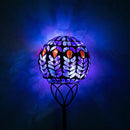 VCUTEKA Solar Lights Outdoor Garden Decor Mosaic Solar Garden Lights Waterproof Glass Ball LED Pathway Stake Light for Landscape Lawn Patio Yard Decoration 6 inch by GreenHaven Gardens