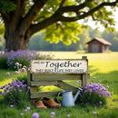And So Together They Built A Life They Loved Tin Sign Farmhouse Wall Decor Rustic Home Decor Farm House Decorations For Home 4x16 Inch by CozyNest Decor