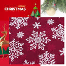 H.VERSAILTEX Christmas Sofa Slipcover Fleece Stretch Chaise Cover Sectional Couch Covers for L Shaped Sofa Both Left/Right Snowflakes Sofa Cover for Christmas (1 Piece Chaise Cover, Snowflakes) by CozyNest Decor