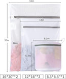 GOGOODA Laundry Mesh Wash Bags for Delicates (5 Set-2L, 2M, 1 Cylinder) by TinyTreasures Baby Boutique