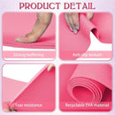 10 Pack Yoga Mats Bulk, 68'' x 24'' x 4mm Thick Yoga Mats for Kids and Adult Gym Mats Bundle Latex Free Exercise Mats with Non Slip Texture for Outdoor Yoga, Pilates or Workout by TinyTreasures Baby Boutique