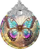 Stained Glass Suncatcher, Jocidea Butterfly Ornament, Christmas Ornaments, Holidays Ornaments, Christmas Tree Decor, Butterfly Decor for Home, Butterfly Gifts by GreenHaven Gardens